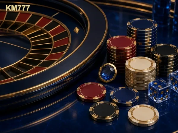 Tampilan halaman Golden Bank di km777 dengan desain premium